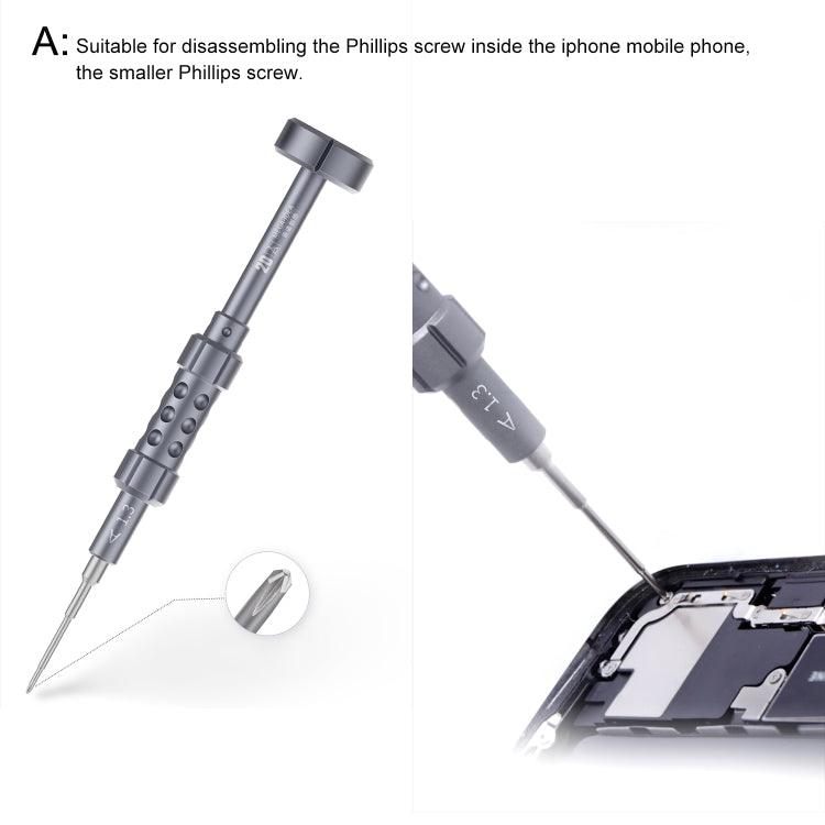 QIANLI 5 in 1 Multi-purpose 2D Grenade Magnetic Screwdriver Set by QIANLI