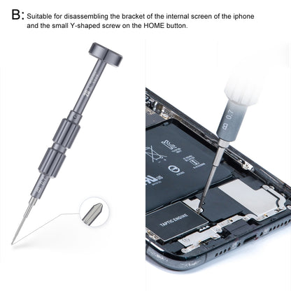 QIANLI 5 in 1 Multi-purpose 2D Grenade Magnetic Screwdriver Set by QIANLI