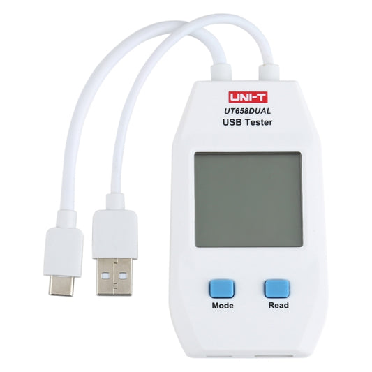 UNI-T USB Voltmeter Ammeter Tester UT658DUAL - Test Tools by buy2fix | Online Shopping UK | buy2fix