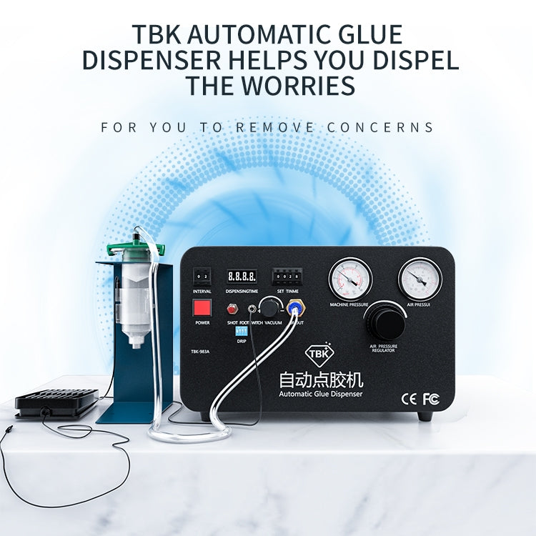 TBK-983A Built-in Pump Glue Dispenser Fully Automatic Glue Filling Machine, EU Plug - Others by buy2fix | Online Shopping UK | buy2fix
