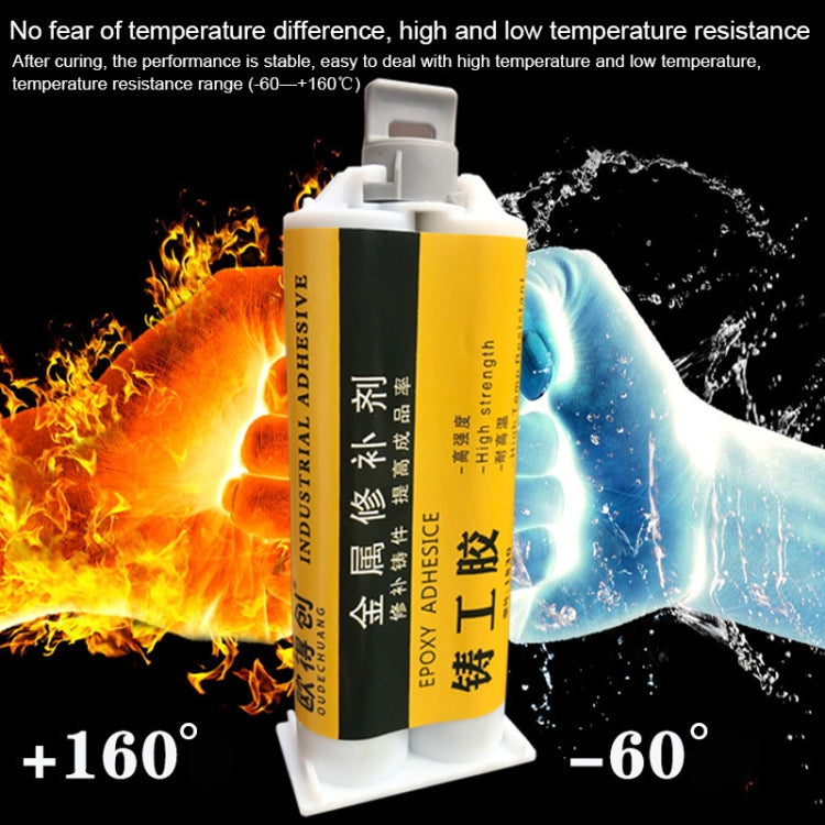 50g AB Glue Iron Stainless Steel Aluminium Alloy Household Repair Quick-drying Welding Glue - Repair Glue Series by buy2fix | Online Shopping UK | buy2fix
