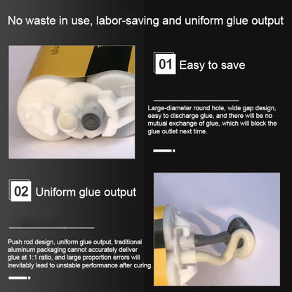 50g AB Glue Iron Stainless Steel Aluminium Alloy Household Repair Quick-drying Welding Glue - Repair Glue Series by buy2fix | Online Shopping UK | buy2fix