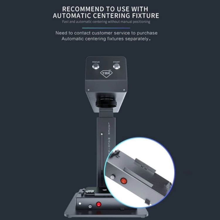 TBK-958M Laser Marking Machine Auto Focus Frame Separator 2 in 1 Engraving Equipment, EU Plug - Laser Machines by TBK | Online Shopping UK | buy2fix