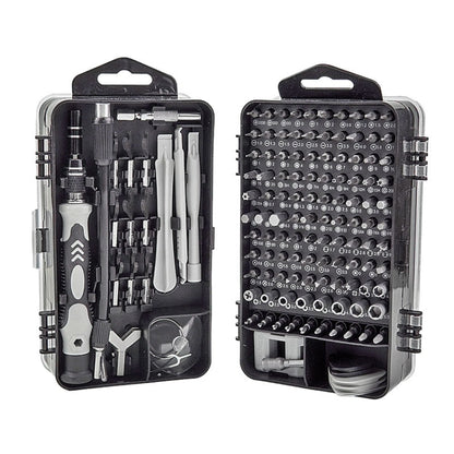 138 in 1 DIY Mobile Phone Disassembly Tool Clock Repair Multi-function Tool Screwdriver Set (Grey) - Screwdriver Set by buy2fix | Online Shopping UK | buy2fix