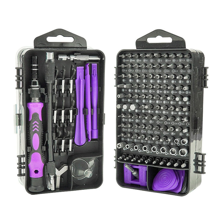 138 in 1 DIY Mobile Phone Disassembly Tool Clock Repair Multi-function Tool Screwdriver Set (Purple) - Screwdriver Set by buy2fix | Online Shopping UK | buy2fix