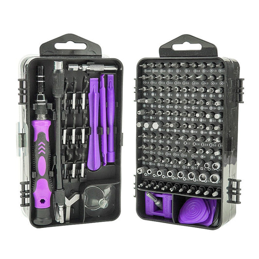 138 in 1 DIY Mobile Phone Disassembly Tool Clock Repair Multi-function Tool Screwdriver Set (Purple) - Screwdriver Set by buy2fix | Online Shopping UK | buy2fix
