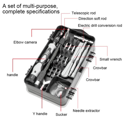 138 in 1 DIY Mobile Phone Disassembly Tool Clock Repair Multi-function Tool Screwdriver Set (Purple) - Screwdriver Set by buy2fix | Online Shopping UK | buy2fix
