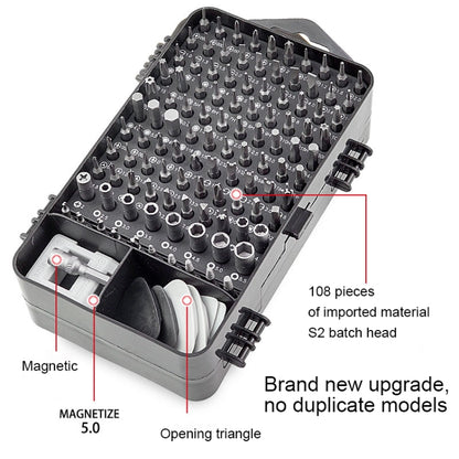 138 in 1 DIY Mobile Phone Disassembly Tool Clock Repair Multi-function Tool Screwdriver Set (Grey) - Screwdriver Set by buy2fix | Online Shopping UK | buy2fix
