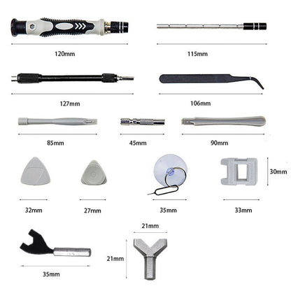 138 in 1 DIY Mobile Phone Disassembly Tool Clock Repair Multi-function Tool Screwdriver Set (Grey) - Screwdriver Set by buy2fix | Online Shopping UK | buy2fix
