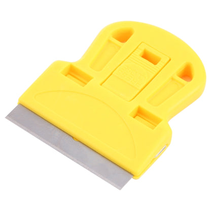 Glue Remover Squeegee Sticker Cleaner Plastic Handle Scraper(Yellow) - Dust Remove Tool by buy2fix | Online Shopping UK | buy2fix