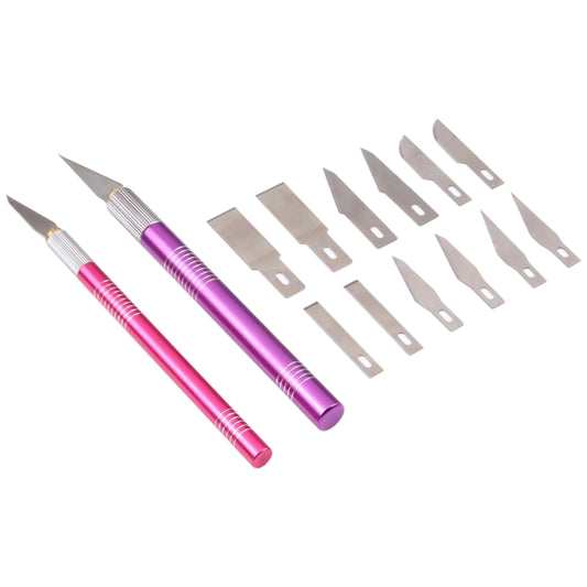 WLXY-9312 14 in 1 Non-Slip Metal Handle Engraving Cutter - Tool Kits by buy2fix | Online Shopping UK | buy2fix