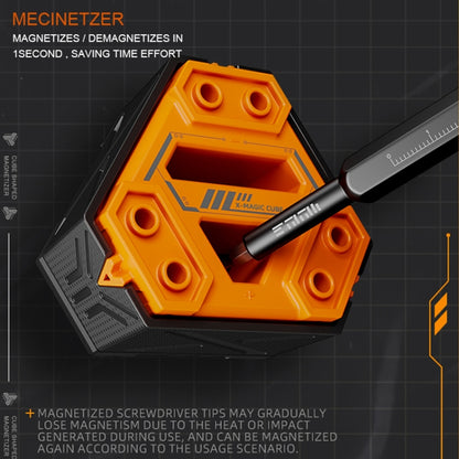 JAKEMY JM-Z21 Cube Shaped Screwdriver Magnetizer/Demagnetizer (Purple) - Magnetizer Demagnetizer Tool by JAKEMY | Online Shopping UK | buy2fix