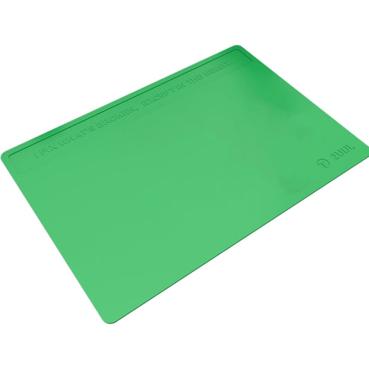 2UUL Heat Resisting Silicone Pad, Size: 40 x 28cm (Green) - Working Mat by 2UUL | Online Shopping UK | buy2fix