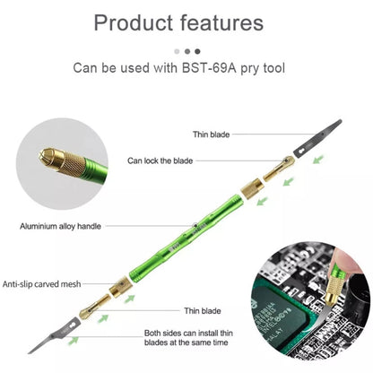 BEST BST-69A+ CPU Chip Remove Glue Tools DIY Carving Knife - Tool Kits by BEST | Online Shopping UK | buy2fix