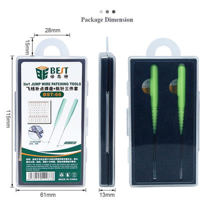 BEST BST-66 Dots Soldering Lugs Needle Welding Repairing Tools Set - Soldering Iron Set by BEST | Online Shopping UK | buy2fix