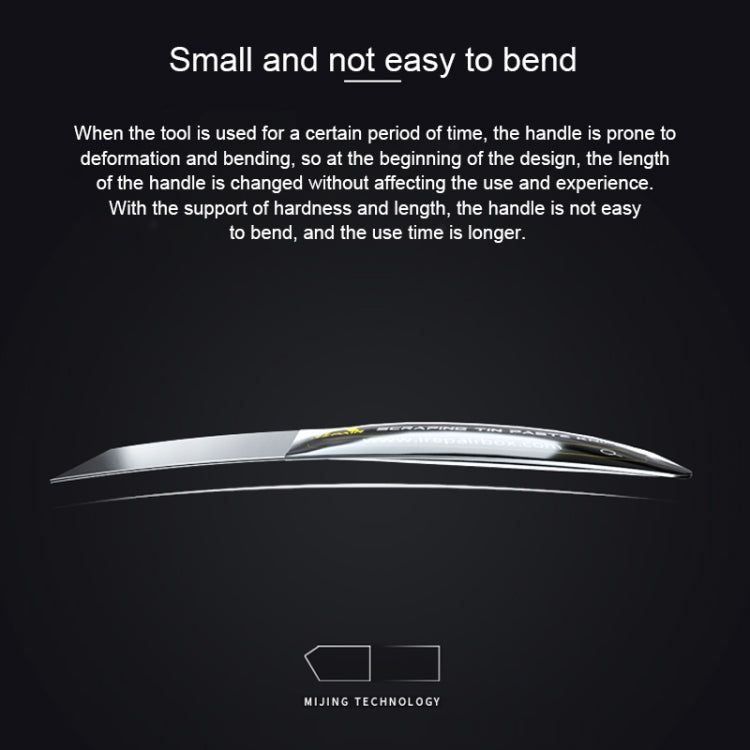 Mijing 2 in 1 Non Magnetic Svraping Tin Knife - Tool Kits by MIJING | Online Shopping UK | buy2fix