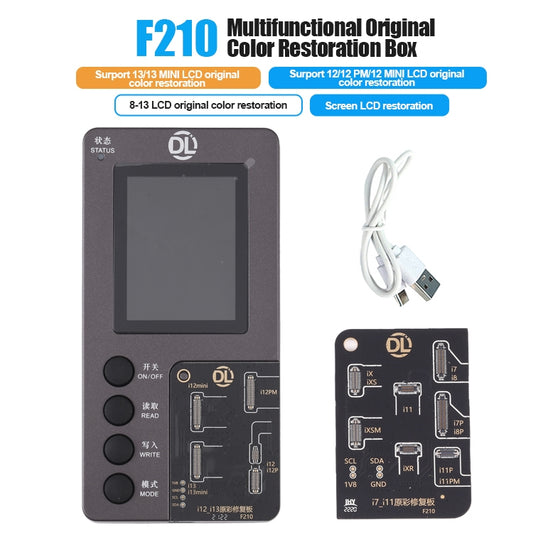 DL F210 Multifunctional Original Color Restoration Box For iPhone 8-13 - Test Tools by buy2fix | Online Shopping UK | buy2fix