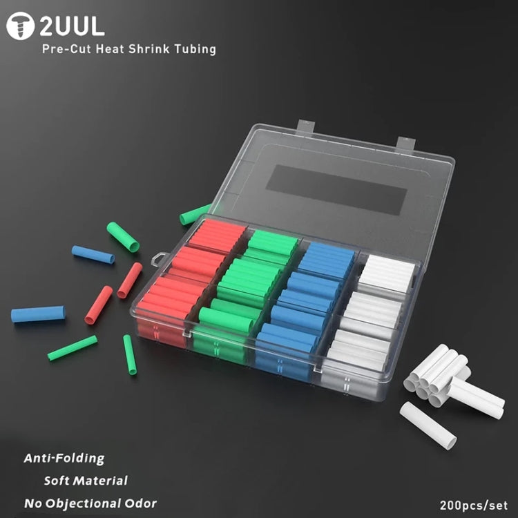 2UUL 200pcs/set PRE-CUT Heat Shrink Tubing - Others by 2UUL | Online Shopping UK | buy2fix
