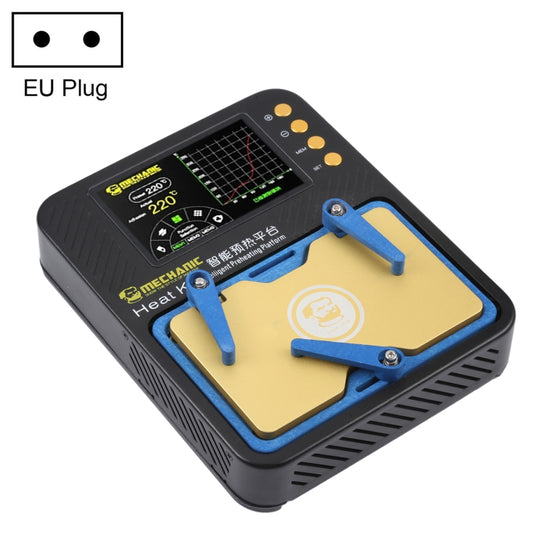 Plate-forme chauffante pour soudage par refusion mécanique, prise UE