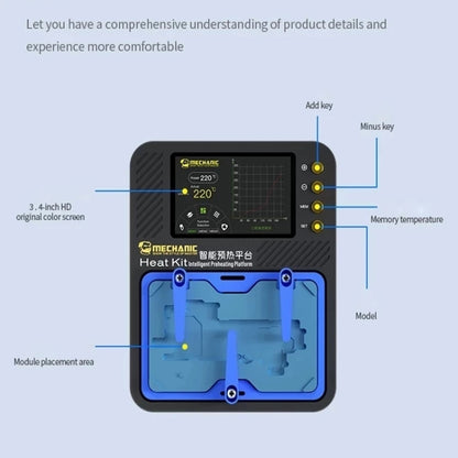 Mechanic Reflow Soldering Heating Platform , EU Plug - Repair Platform by MECHANIC | Online Shopping UK | buy2fix