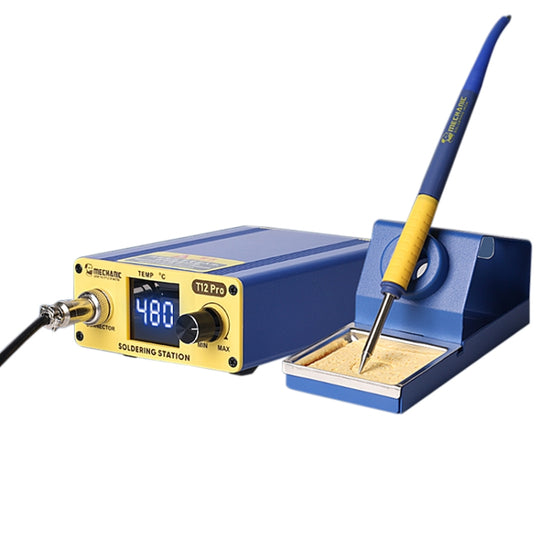 Station de soudure à chauffage numérique antistatique intelligente Mechanic T12 Pro, prise ue