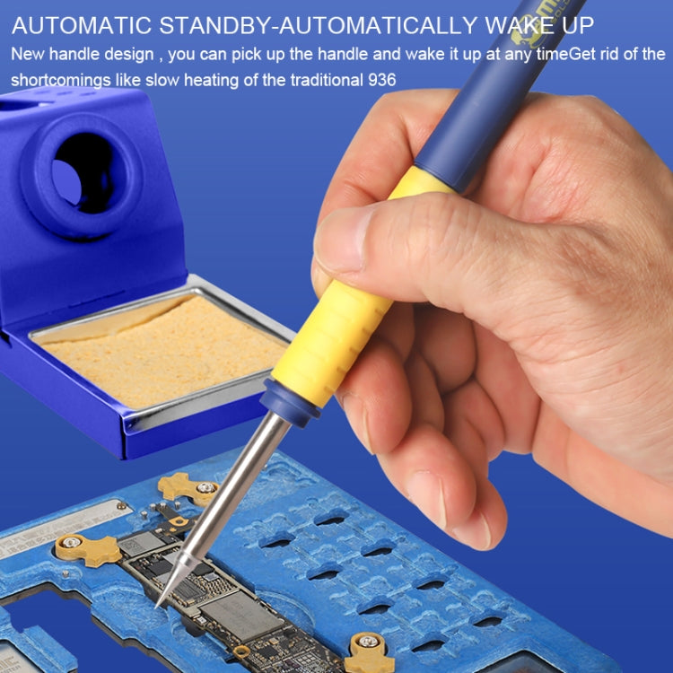 Mechanic T12 Pro Intelligent Anti-static Digital Heating Solder Station, EU Plug - Soldering Iron Stand by MECHANIC | Online Shopping UK | buy2fix