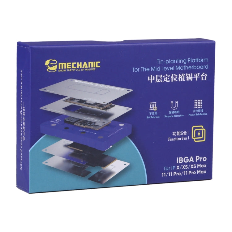 Mechanic iBGA Pro 6 in 1 Mid-level Positioning Planting Tin Platform - Repair Platform by MECHANIC | Online Shopping UK | buy2fix