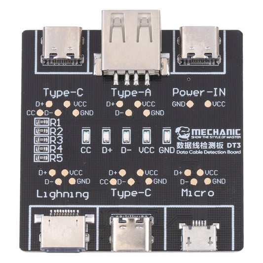 MECHANIC DT3 USB Data Cable Detection Board Short Circuit On-Off Switching Tester - Test Tools by MECHANIC | Online Shopping UK | buy2fix