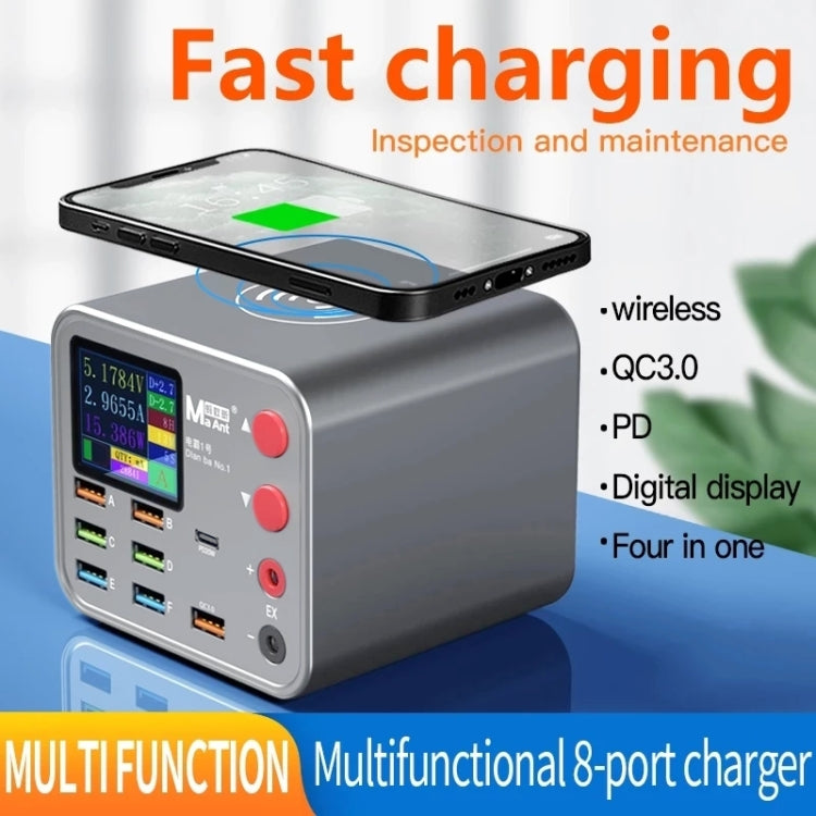 MaAnt Dianba NO.1 Multi-port Wireless USB PD Charger, US Plug - Power Supply by MaAnt | Online Shopping UK | buy2fix