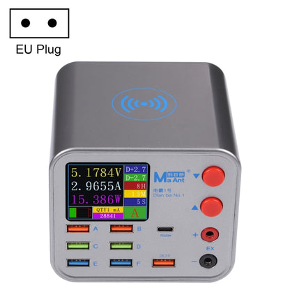 MaAnt Dianba NO.1 Multi-port Wireless USB PD Charger, EU Plug - Power Supply by MaAnt | Online Shopping UK | buy2fix