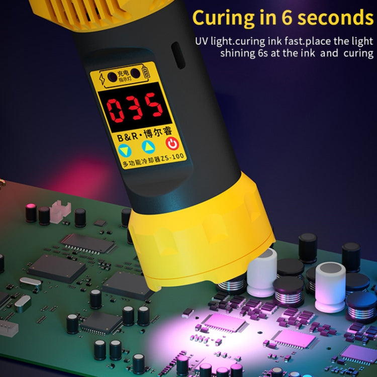 B&R ZS-100 2 in 1 UV Curing Lamp + Fan Cooler Repair Tool by buy2fix