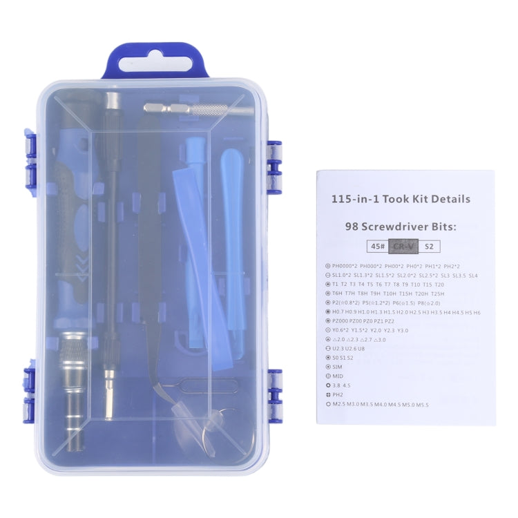 115 in 1 Screwdriver Repair Tools Kit by buy2fix