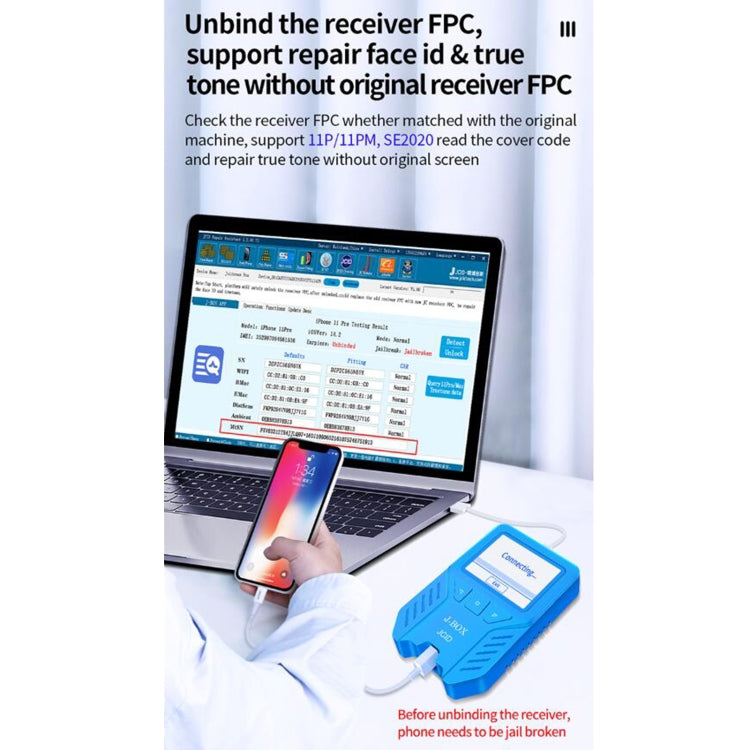 JC J-BOX Intelligent Jailbreak Box - Repair Platform by JCID | Online Shopping UK | buy2fix