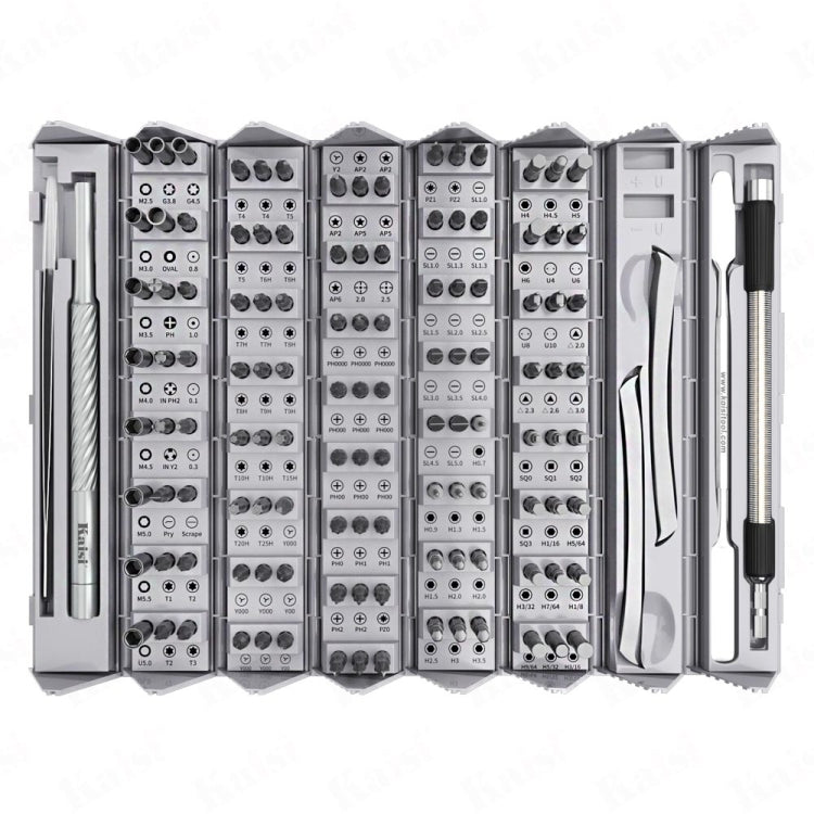 Kaisi K-8128 128 in 1 Precision Magnetic Screwdriver Set - Screwdriver Set by Kaisi | Online Shopping UK | buy2fix