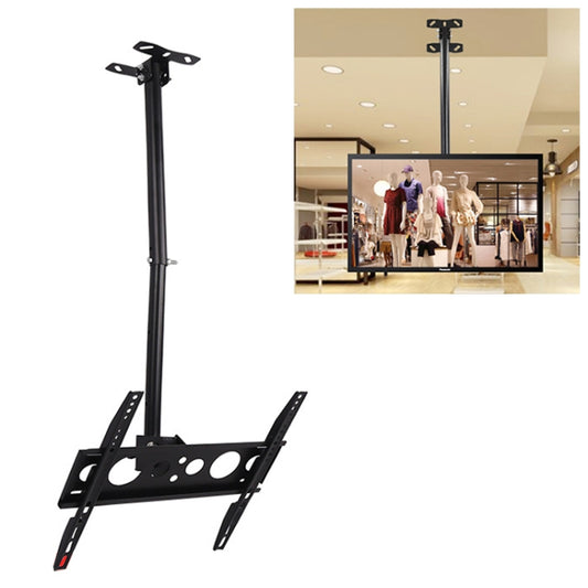 26-60 inch Universal Height & Angle Adjustable Single Screen TV Wall-mounted Ceiling Dual-use Bracket, Retractable Range: 0.5-1m - TV Brackets & Mounts by buy2fix | Online Shopping UK | buy2fix