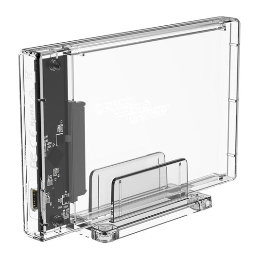 Transparent Series 2.5 inch 10Gbps Hard Drive Enclosure with Stand - HDD Enclosure by ORICO | Online Shopping UK | buy2fix