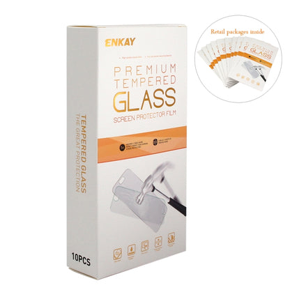 10 PCS ENKAY Hat-prince 0.26mm 9H 2.5D Curved Edge Tempered Glass Film for Galaxy A80 - Galaxy Tempered Glass by ENKAY | Online Shopping UK | buy2fix