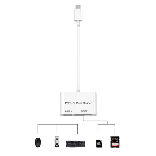 D-158 USB-C to USB SD/Micro SD Card Reader by buy2fix
