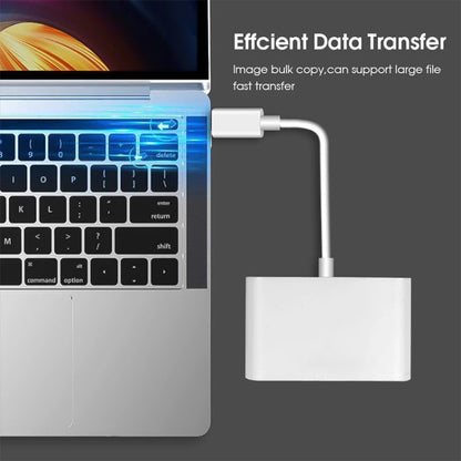D-158 USB-C to USB SD/Micro SD Card Reader by buy2fix