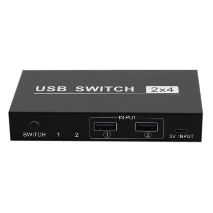 2x4 USB Switch 2 Port PCs Sharing 4 Devices for Printer Keyboard Mouse Monitor by buy2fix
