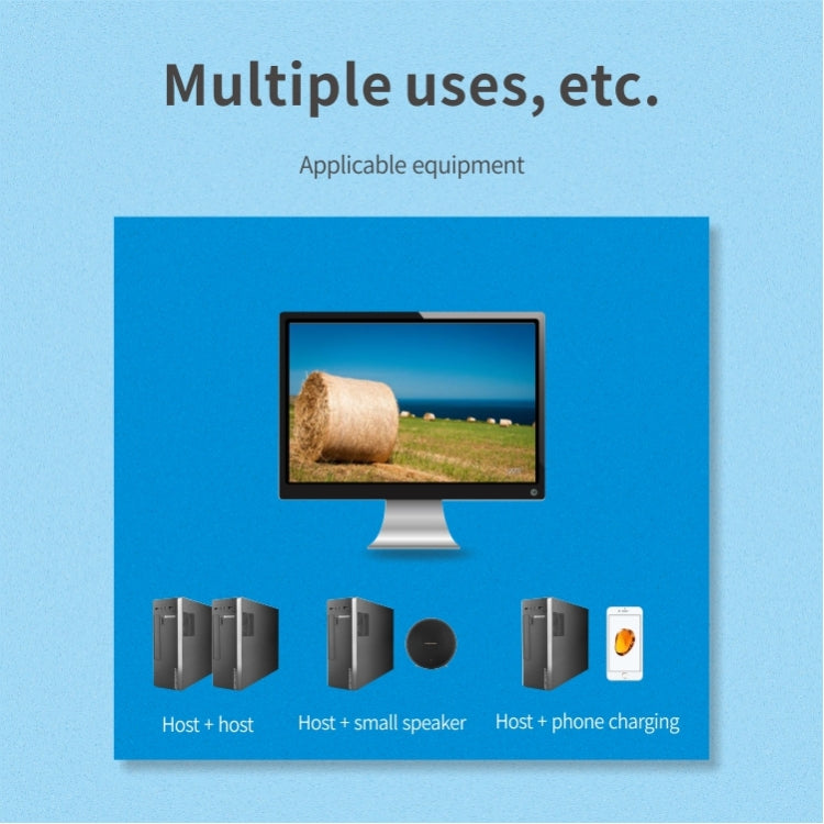 2x4 USB Switch 2 Port PCs Sharing 4 Devices for Printer Keyboard Mouse Monitor by buy2fix