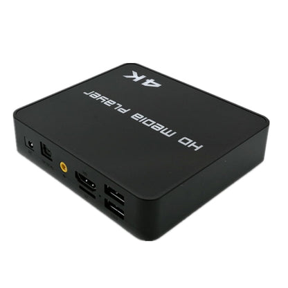 Uhd 4K Player Single-unit Advertising Machine Powered Up Automatically Plays Video PPT Horizontal and Vertical U Disk US(black) - Multimedia Player by buy2fix | Online Shopping UK | buy2fix