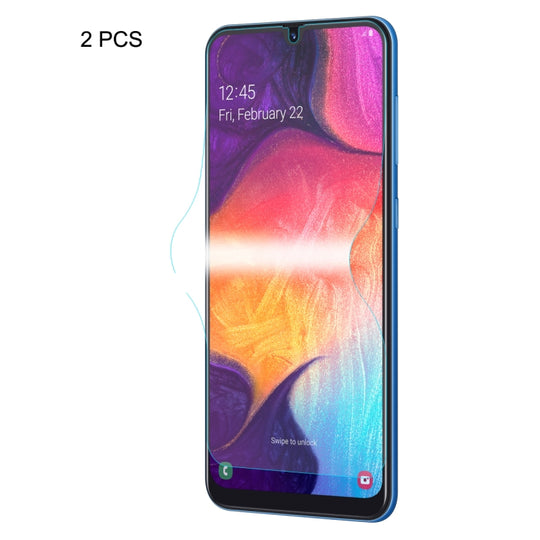 2 PCS ENKAY Hat-Prince 0.1mm 3D Full Screen Protector Explosion-proof Hydrogel Film for Samsung Galaxy A30 / A50
