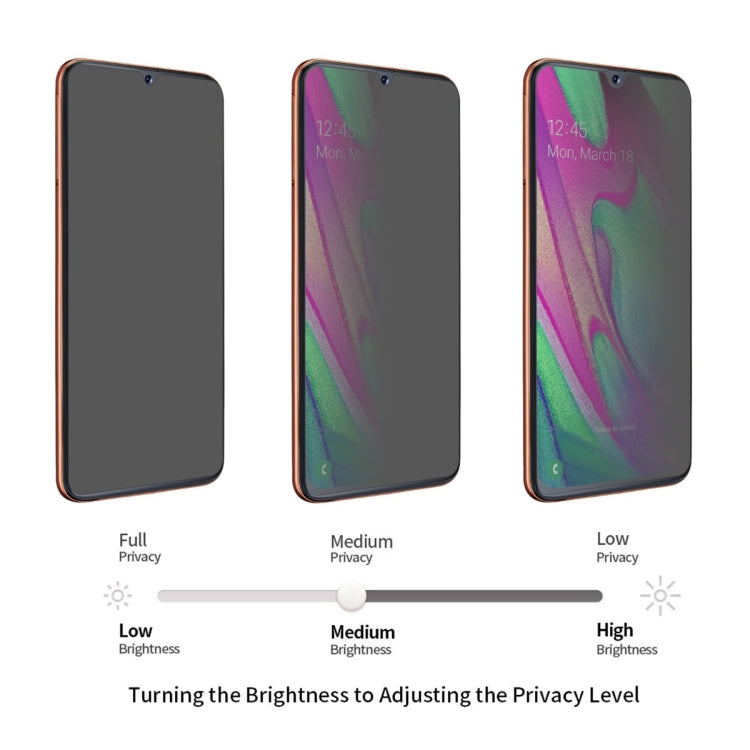 ENKAY Hat-Prince 0.26mm 9H 2.5D Privacy Anti-glare Tempered Glass Film for Galaxy A40 - Galaxy Tempered Glass by ENKAY | Online Shopping UK | buy2fix