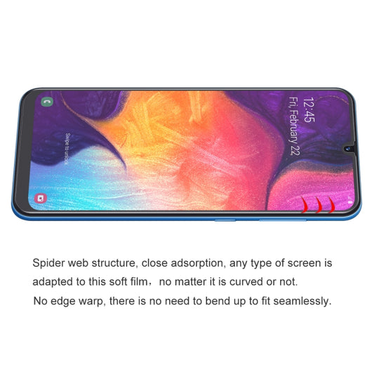 2 PCS ENKAY Hat-Prince 0.1mm 3D Full Screen Protector Explosion-proof Hydrogel Film for Samsung Galaxy A30 / A50 - For Samsung by ENKAY | Online Shopping UK | buy2fix