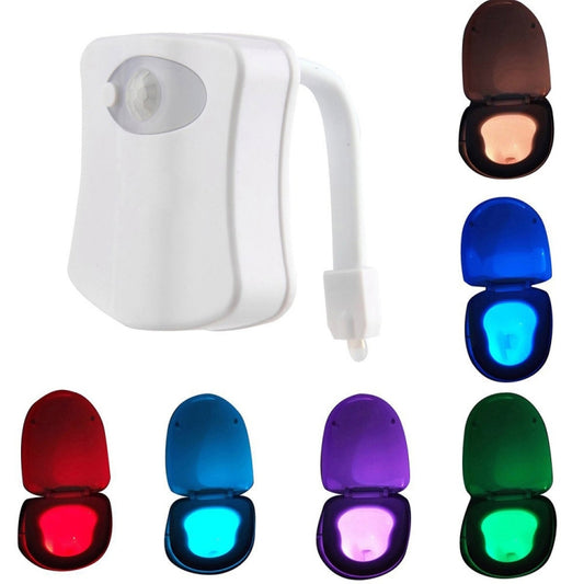Motion Activated Toilet Nightlight, LED Toilet Light Bathroom Washroom - Sensor LED Lights by buy2fix | Online Shopping UK | buy2fix