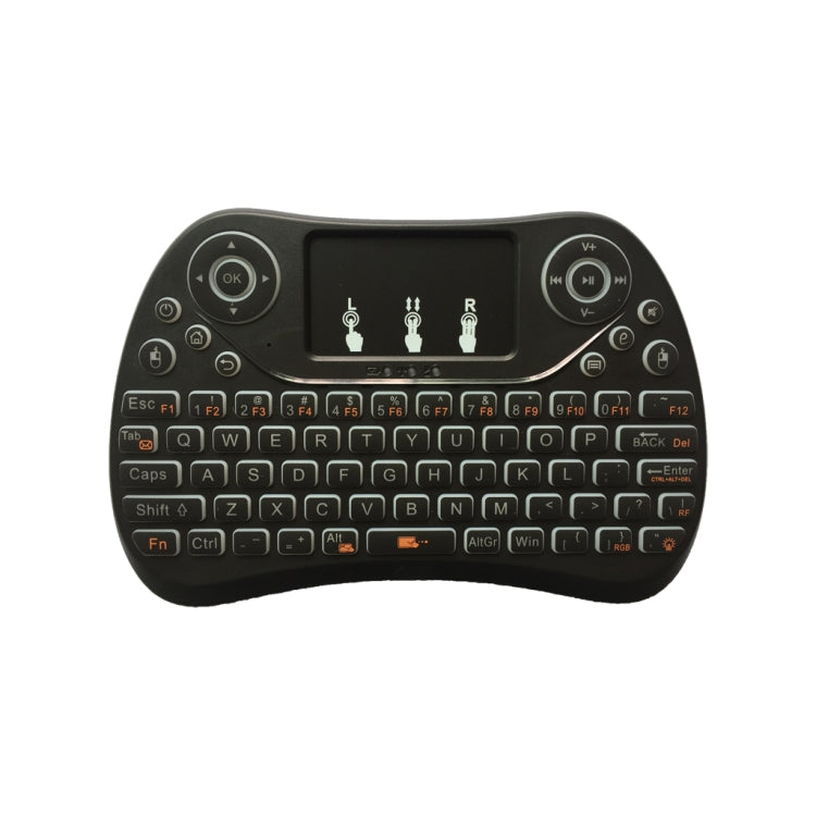 I8 Max 2.4GHz Mini Wireless Keyboard with Touchpad Rechargeable Fly Air Mouse Smart Game 7-color Backlit by buy2fix