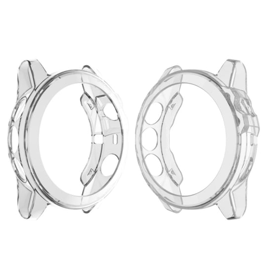 Suitable for Garmin Fenix 5 & 5 Plus transparent TPU Silica Gel Watch Case(Transparent white) - Watch Cases by buy2fix | Online Shopping UK | buy2fix