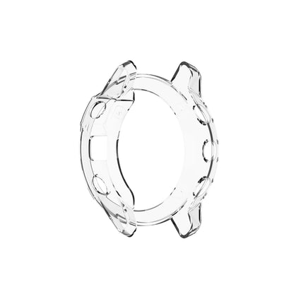 Suitable for Garmin Fenix 6S / 6S Pro transparent TPU Silica Gel Watch Case(Transparent white) - Watch Cases by buy2fix | Online Shopping UK | buy2fix