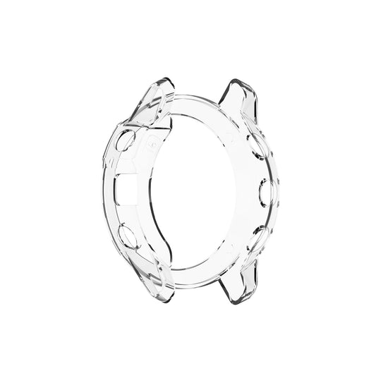 Suitable for Garmin Fenix 6S / 6S Pro transparent TPU Silica Gel Watch Case(Transparent white) - Watch Cases by buy2fix | Online Shopping UK | buy2fix